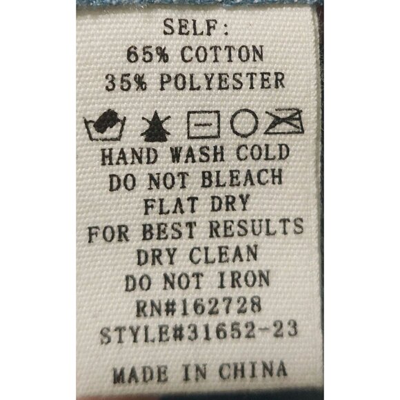 NWT Voy Blue Sleeveless Ruffle Top With Tie Back~Fringe Tip Sleeve~Size LARGE - Picture 8 of 8